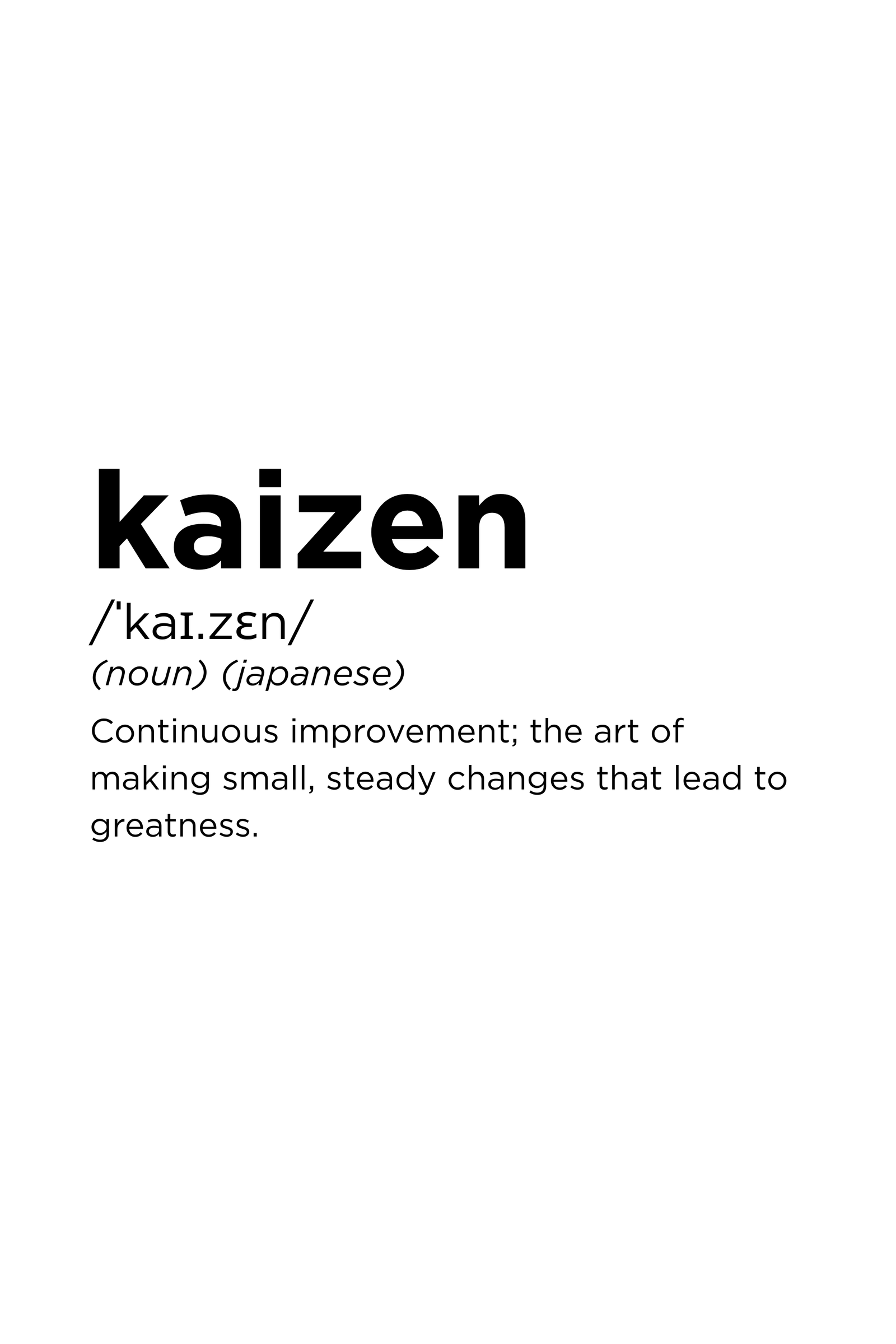 Kaizen – Definition Series