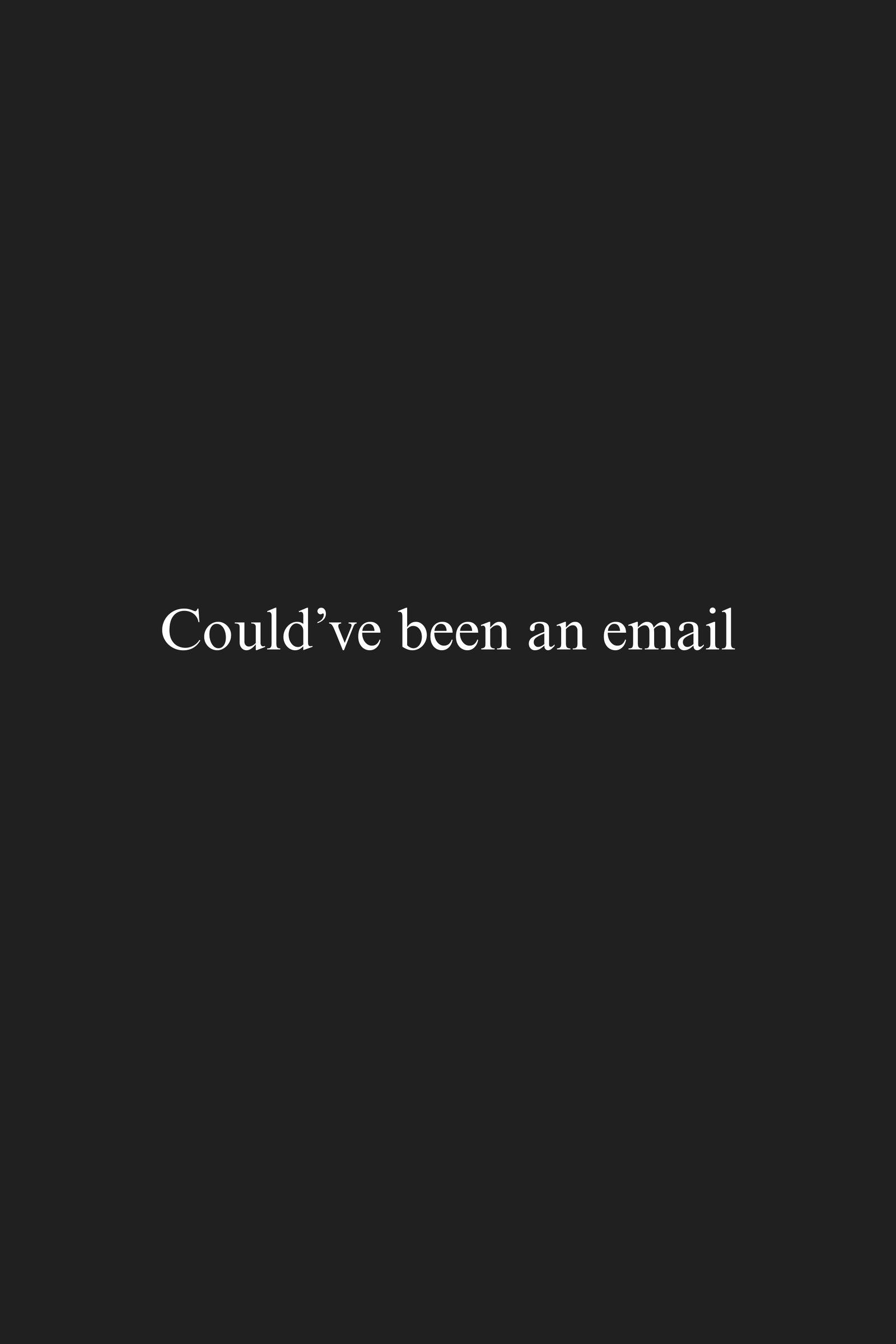 Could’ve Been an Email – Finance Unfiltered